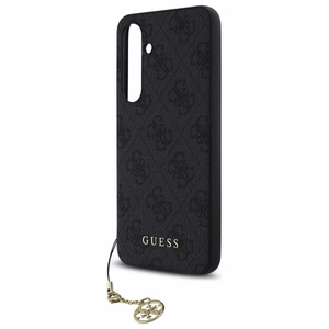 Guess GUHCS24FEGF4GGR S24 FE S721 pelēks/pelēks cietais apvalks 4G Piekariņu Kolekcija