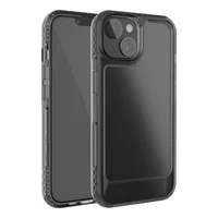 Ugly Rubber UMODEL viedtālruņa apvalks iPhone 15 Plus 6,7" caurspīdīgs melns