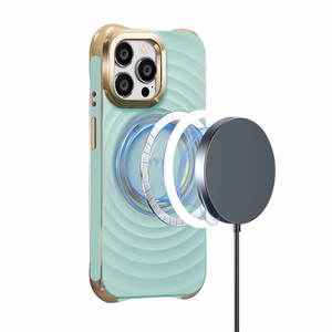 Circle Glam Magnētiskais viedtālruņa apvalks iPhone 14 Pro 6,1" piparmētru