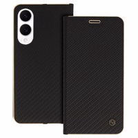 Wonder Frame Viedtālruņa apvalks Samsung Galaxy S25 Edge melns