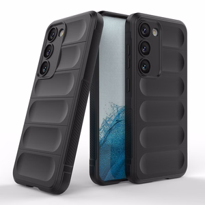 Magic Shield viedtālruņa apvalks Samsung Galaxy S23+ elastīgs bruņots pārsegs melns