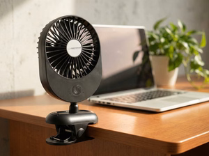 Esperanza EHF103K – kompakts USB galda ventilators, melns