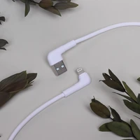 Maxlife MXUC-09 leņķa kabelis USB - Lightning 1,0 m 2,4A balts
