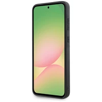 Karl Lagerfeld Saffiano viedtālruņa apvalks ar K&C metāla logotipu Samsung Galaxy A36 - melns