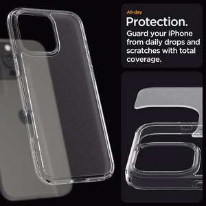 Spigen Ultra Hybrid viedtālruņa apvalks iPhone 16 Pro Max - caurspīdīgs