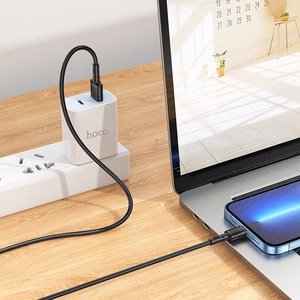 Kabelis USB A uz Lightning Hoco 2,4A 1 m X83 melns
