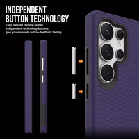 Perfekcionistu trīsstūra korpuss Samsung S928 S24 Ultra violets