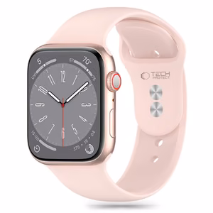 Tech-Protect силиконовый ремешок для Apple Watch 4 / 5 / 6 / 7 / 8 / 9 / SE (38 / 40 / 41 mm) - розовый