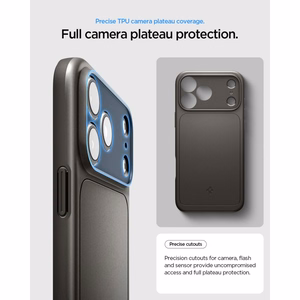 Spigen Thin Fit MagSafe maciņš iPhone 17 Pro / 18 Pro, grafīta krāsā