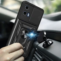 Tech-Protect CamShield Pro viedtālruņa apvalks Motorola Moto G24 / G24 Power / G04 - melns