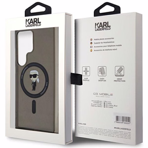 Karl Lagerfeld IML Ikonik MagSafe чехол для Samsung Galaxy S24 Ultra - чёрный