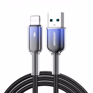 USB kabelis Joyroom S-A42 melns Lightning 120cm