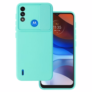 Camshield Soft viedtālruņa apvalks Motorola Moto E7 Power/E7i Power piparmētru krāsas