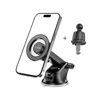 Tech-Protect N51 MagSafe automašīnas tālruņa turētājs paneļim / gaisa ventilācijai - melns