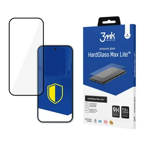 Aizsargstikls 3mk HardGlass Max Lite melns Google Pixel 9/ 9 Pro