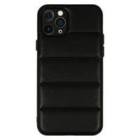 Viedtālruņa apvalks (m) ar ādas 3D dizainu iPhone 11 Pro 2 melns (m)