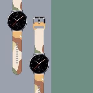Moro pulksteņa siksna Samsung Galaxy Watch 40 / 41 / 42 / 43 / 44 mm no silikona - modelis 16