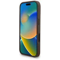 Guess 4G Strap 4G Classic Logo viedtālruņa apvalks iPhone 16 Pro Max - brūna