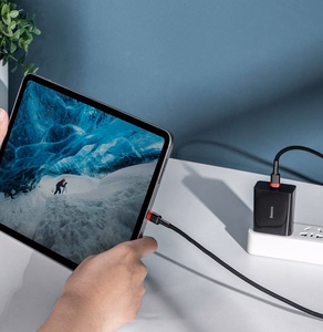 Baseus kabelis Cafule PD USB-C - USB-C 2,0 m 5A pelēks-melns 100W