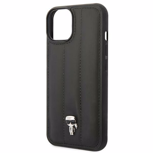 Чехол Karl Lagerfeld Puffy Ikonik Pin для iPhone 14 / 15 / 13 чёрный