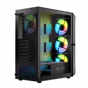 Logic PORTOS ARGB MINIDI USB 3.0 korpuss melns