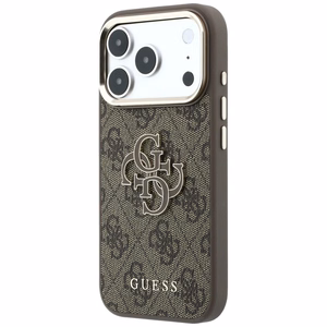 Aizsargvāciņš ierīcei iPhone 18 Pro / 17 Pro: (Big Resin Logo 4G), krāsa – brūna