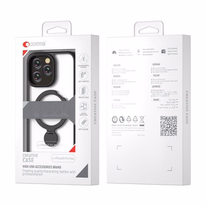 Comma case Joy Shark Mag for iPhone 15 Pro Max black