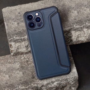 Viedtālruņa apvalks RAZOR Book priekš IPHONE 17 Pro zils