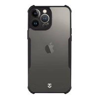 Tactical Quantum Stealth Maciņš for Apple iPhone 13 Pro Max Caurspīdīgs/Melns