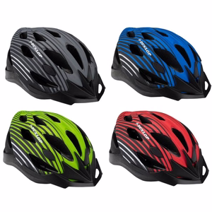 Dunlop regulējama MTB velosipēda ķivere, M izmērs, 55–58 cm, zila un melna