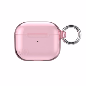 Speck Presidio Clear vāciņš Apple AirPods 3, ar Microban pretmikrobu aizsardzību, “Icy Pink” krāsā