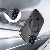 Tech-Protect MagFlex Magnētiskais apvalks viedtālrunim iPhone 17 - caurspīdīgs melns