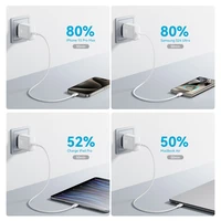 Joyroom JR-TCF24 USB-C PD 30W QC SFC tīkla lādētājs - balts + 1m USB-C kabelis