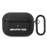 AMG ādas liels logotips apvalks AirPods Pro - melns