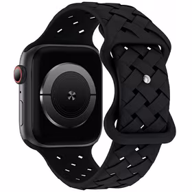 Beline siksniņa Apple Watch Silicone Woven 38/40/41mm melns box