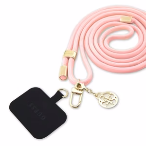 Tālruņa aukliņa Guess 4G Charm rozā