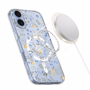 Tech-Protect FlexAir MagSafe viedtālruņa apvalks iPhone 17 - ar margrietiņām un lapām