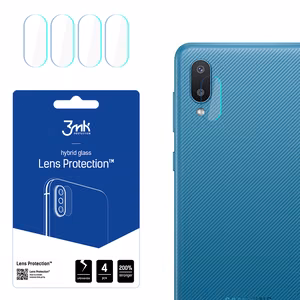 3MK FLEXIBLE GLASS LENS hibrīda stikls PROTECT SAMSUNG GALAXY M02 4 gab. kamerai
