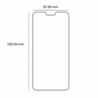 Rūdīts 2,5D aizsargstikls Huawei Mate 20 Lite