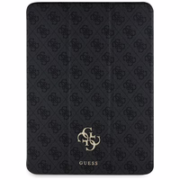 Guess GUFC13PM24PS4SGK iPad Pro 13" 2024 melns/melns Magnētiskais 4G Liels Logotips