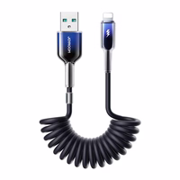 USB-A - Lightning kabelis Joyroom S-A43 1.5m melns