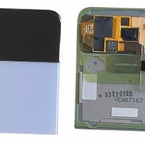 LCD ekrāns Samsung F721 Z Flip4 5G ar skārienjutīgo ekrānu un rāmi (Ārējais) zils oriģināls (lietots Grade C)