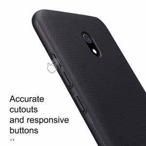 Nillkin Super Frosted Shield viedtālruņa apvalks Xiaomi Redmi 8A - melns