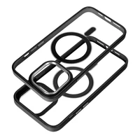COLOR EDGE MAG COVER viedtālruņa apvalks savietojams ar MagSafe iPhone 15 Pro melns