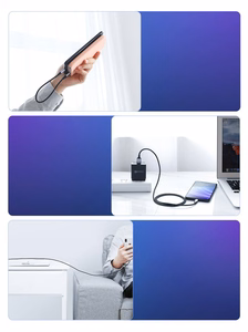 Ugreen US288 60125 USB-A / USB-C QC 3.0 3A 0.5m kabelis - pelēks
