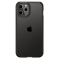 Spigen Ultra Hybrid apvalks viedtālrunim iPhone 12 / 12 Pro - Matēts melns