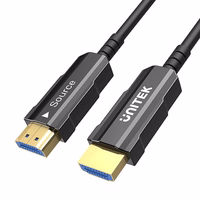 Unitek HDMI 2.0 AOC 4K 60Hz 15m optiskais kabelis