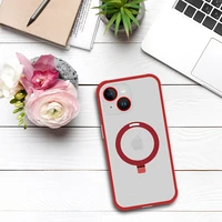 Tel Protect MagSafe ar statīvu viedtālruņa apvalks iPhone 13 (m) - sarkans (m)