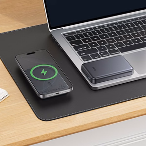 Portatīvais lādētājs saderīgs ar MagSafe Hoco 5000 mAh 2A 5W J160 metāla pelēks