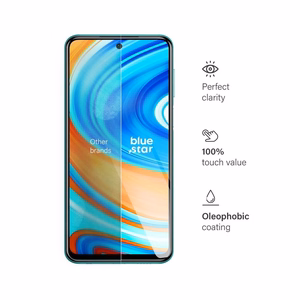 Tempered glass to Xiaomi Redmi Note 9 PRO Blue Star